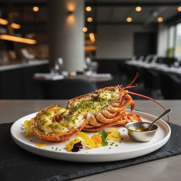 לובסטר שלם בגריל